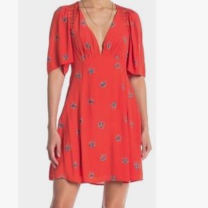 Free People Mocking Bird Mini Dress